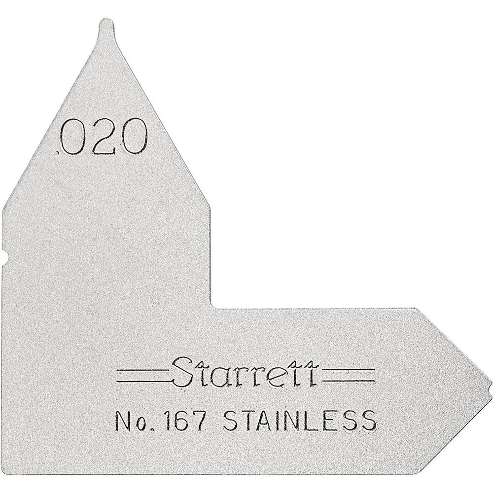 STARRETT Starrett 63436 Radius Gage Leaf 0.02 Inch