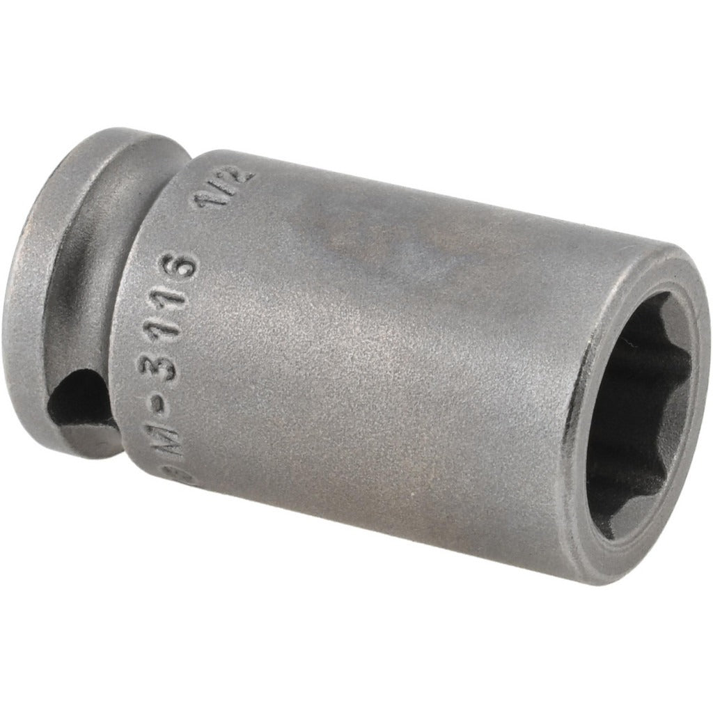 APEX Apex M-3116 Impact Socket 3/8 in Drive 1/2 in 6-point