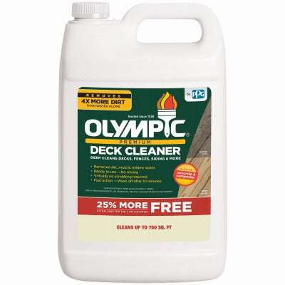 OLYMPIC Olympic/ppg 52125AS2 Deck Cleaner 2.5 Gallons Rtu