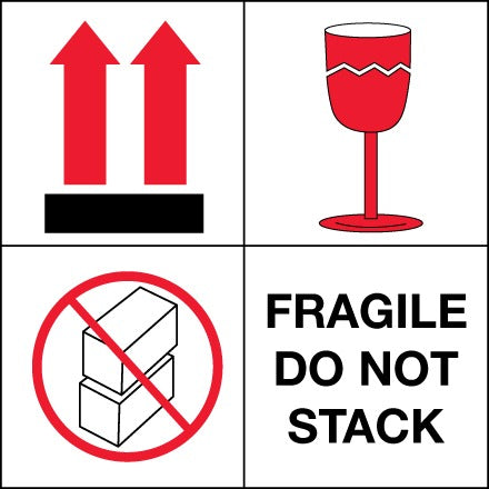 BSC PREFERRED Bsc Preferred DL4501 Handling Instruction Labels