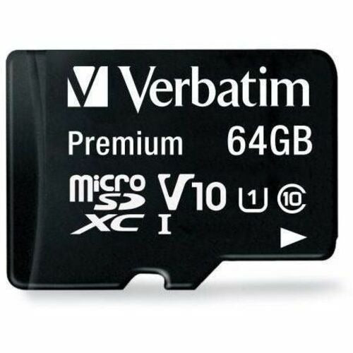 VERBATIM Verbatim VER44084 64GB Microsdxc Uhs-i U1 Memory Card