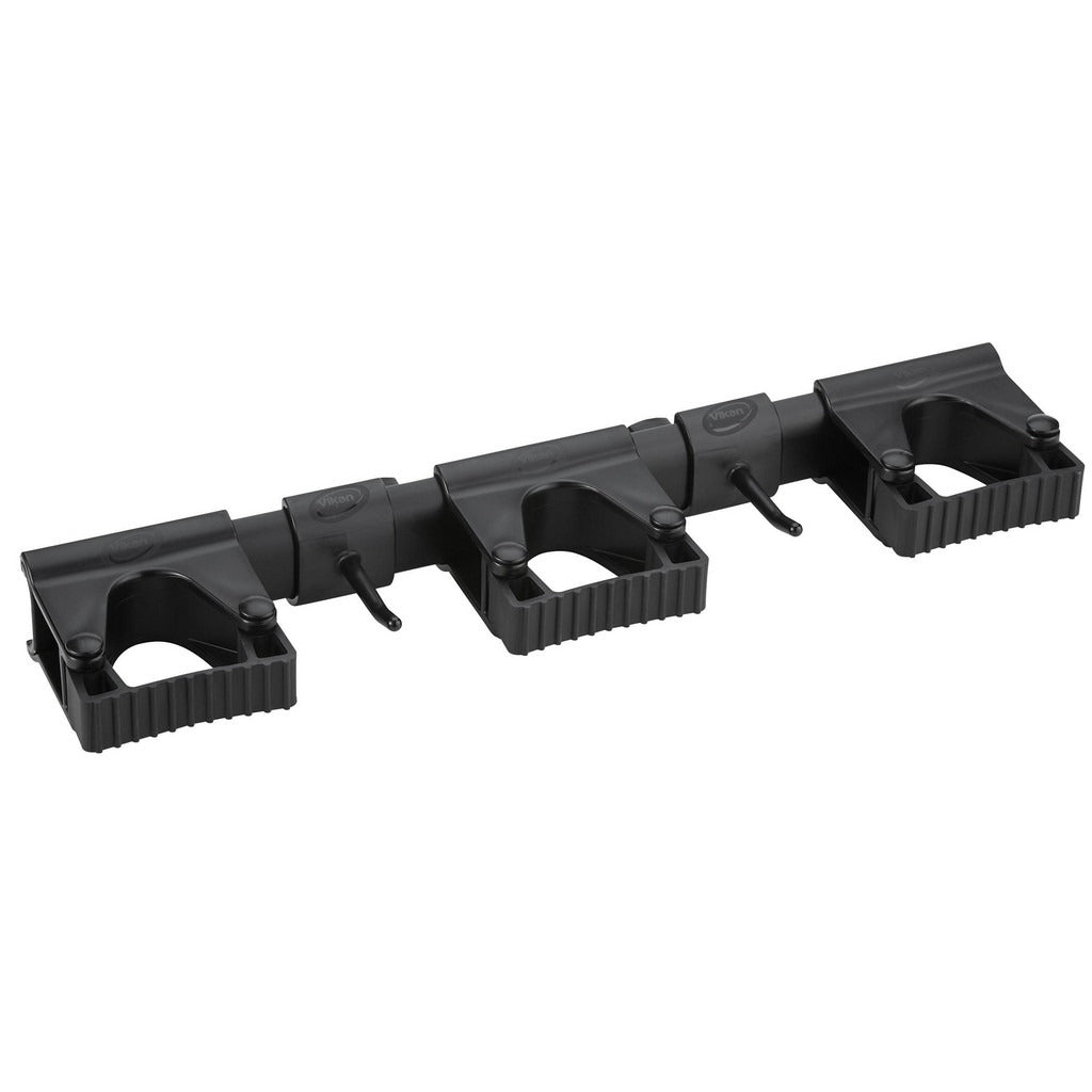 VIKAN Vikan 10119 Hi-flex Wall Bracket System 16.5in Black