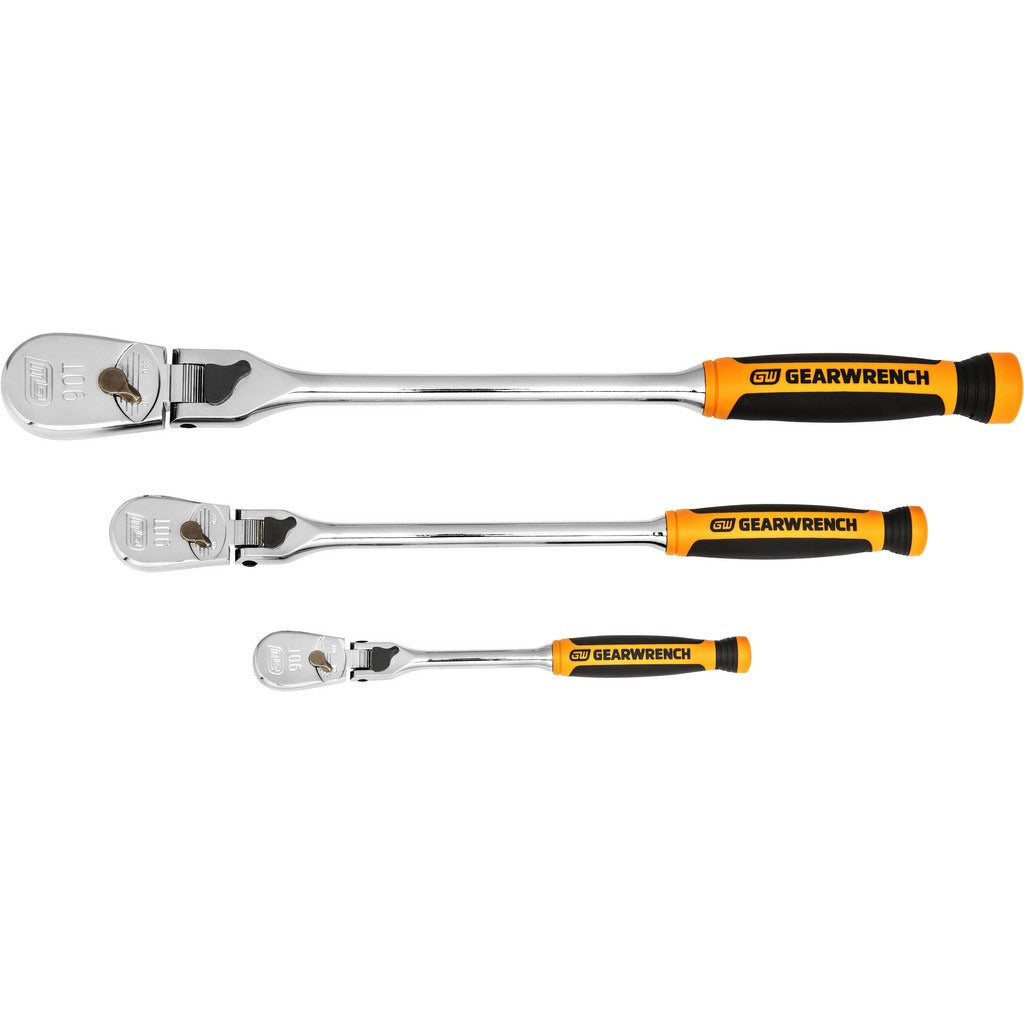 GEARWRENCH Gearwrench 81298T Flex Head Teardrop Ratchet Set 3-pc