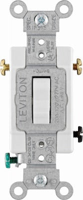 LEVITON Leviton Mfg Co R67-0CSB3-2WS 3-way Switch 20A 120/277V