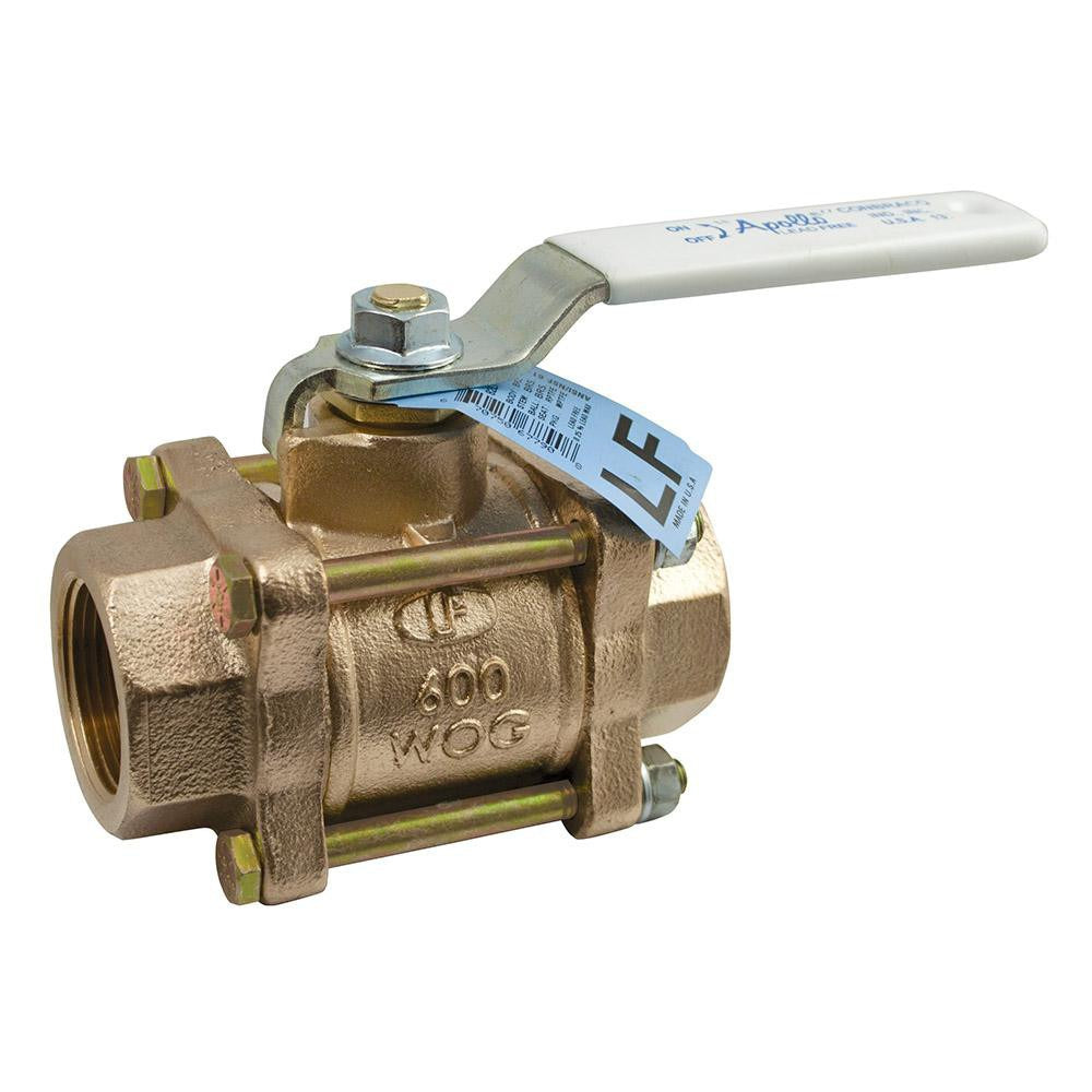 APOLLO VALVES Conbraco 82LF10201 Full Port Ball Valve 3/8 in Npt