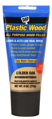 DAP Dap Inc 582 Plastic Wood Latex Wood Filler 6 Oz