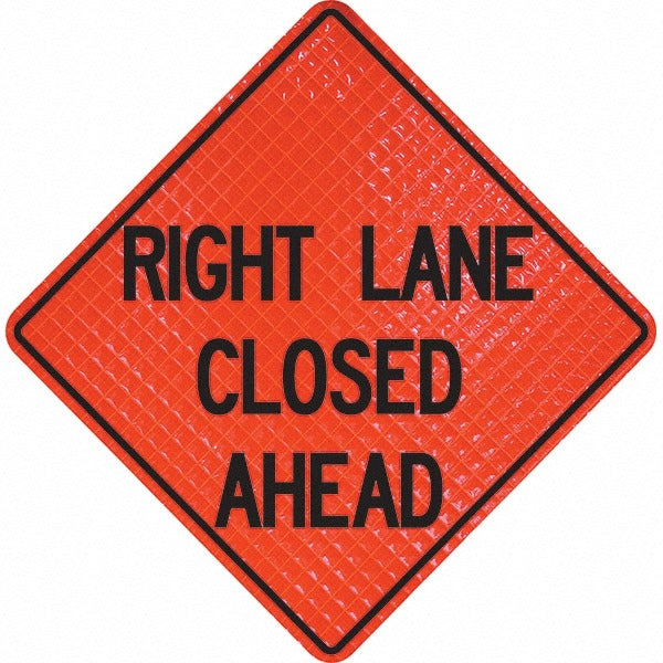 PRO-SAFE Pro-safe 07-800-3033-L Right Lane Closed Ahead Sign 36in