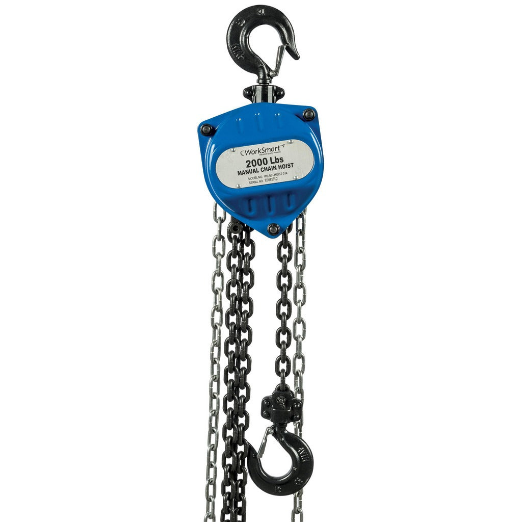 PRO-SOURCE Pro-source PSHSZ-1K-20 Hand Chain Hoist 2000 Lb 20 Ft