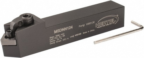 HERTEL Hertel 1000130 Msdn Neutral Indexable Turning Toolholder