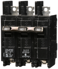 Siemens BQ3B060 3-Pole 60 Amp 240 Volt 10 K Circuit Breaker