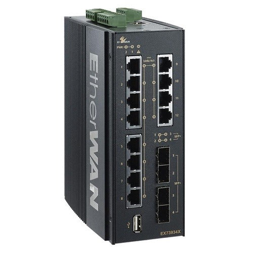 ETHERWAN Etherwan Systems EX73934X-0VB Managed Gigabit Ethernet Switch