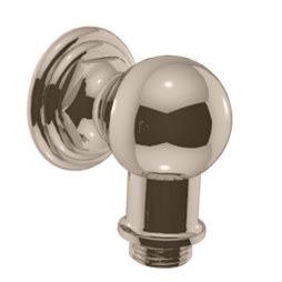 Newport Brass 285-1/15S Handshower Elbow Wall Supply Traditional 90 Degree Brass Satin Nickel PVD 1/2 NPT