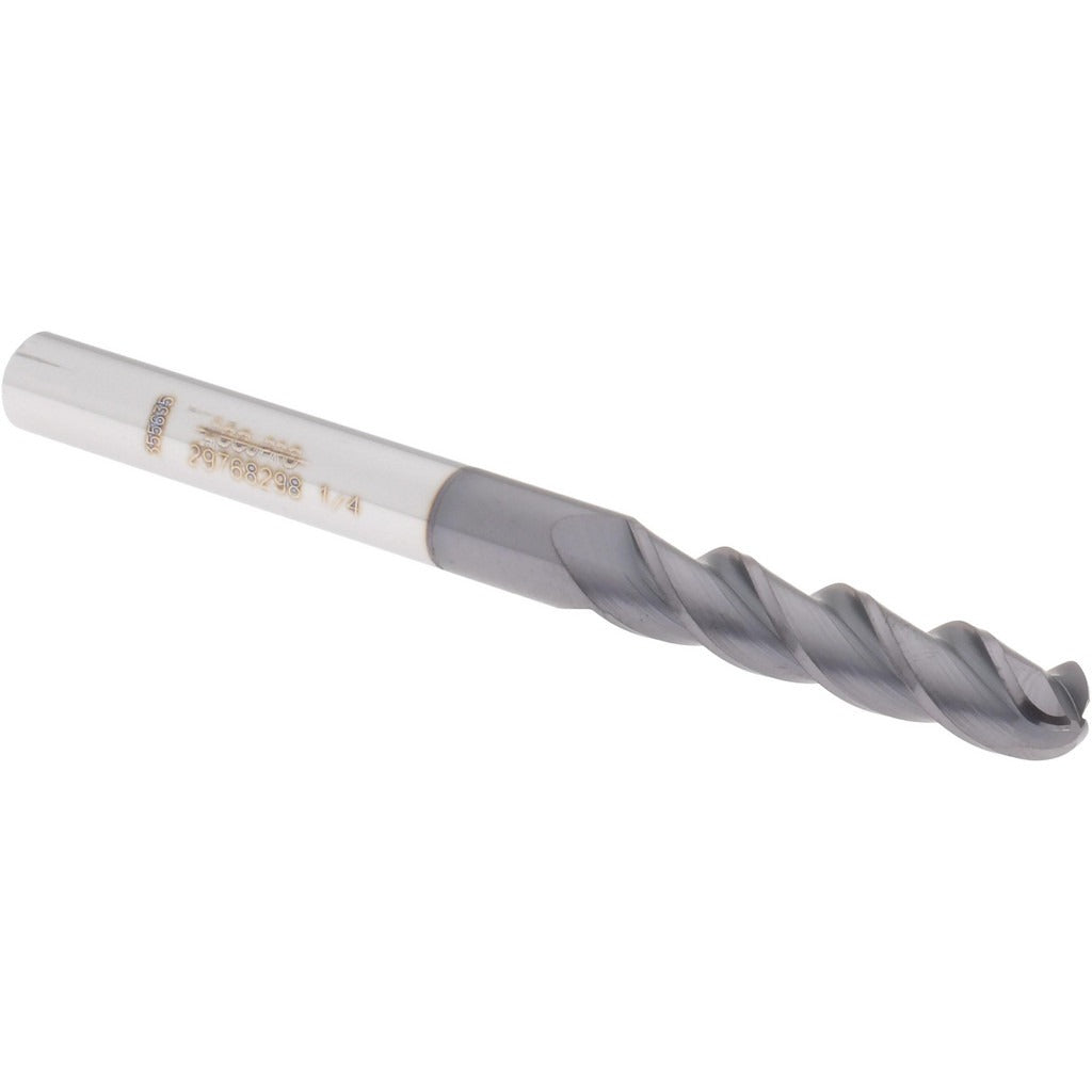 ACCUPRO Accupro 14788655 Ball End Mill 0.25 in 3 Flute Carbide