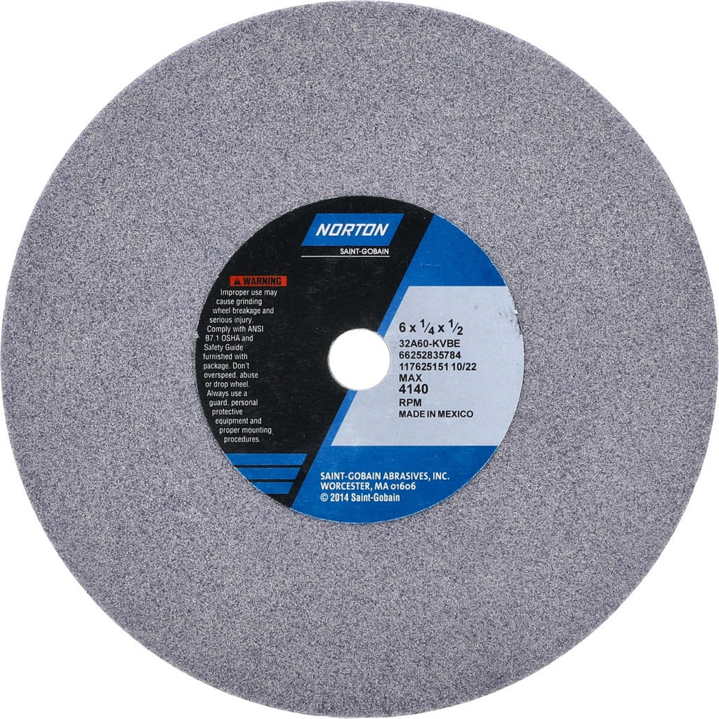 NORTON Norton 66252835784 Surface Grinding Wheel 60 Grit 6 in