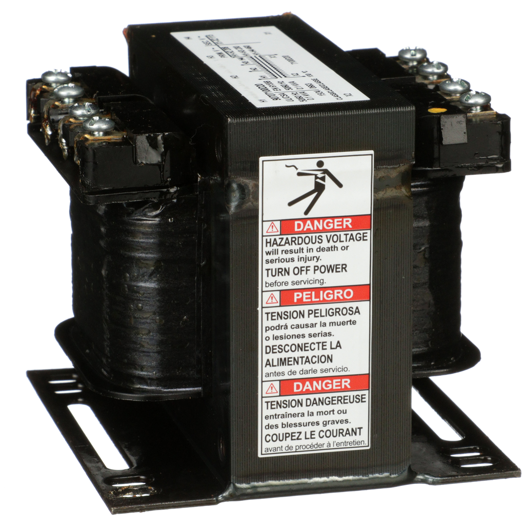 Square D 9070T100D20 100 VA 208/230/460 VAC Primary 115 VAC Secondary 1-Phase Control Transformer