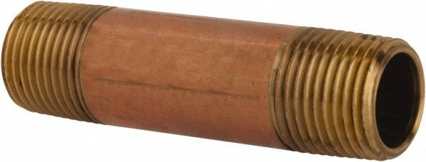 MERIT BRASS Merit Brass 2008-300BSPT Brass Pipe Nipple 3 in 1/2 Bspt