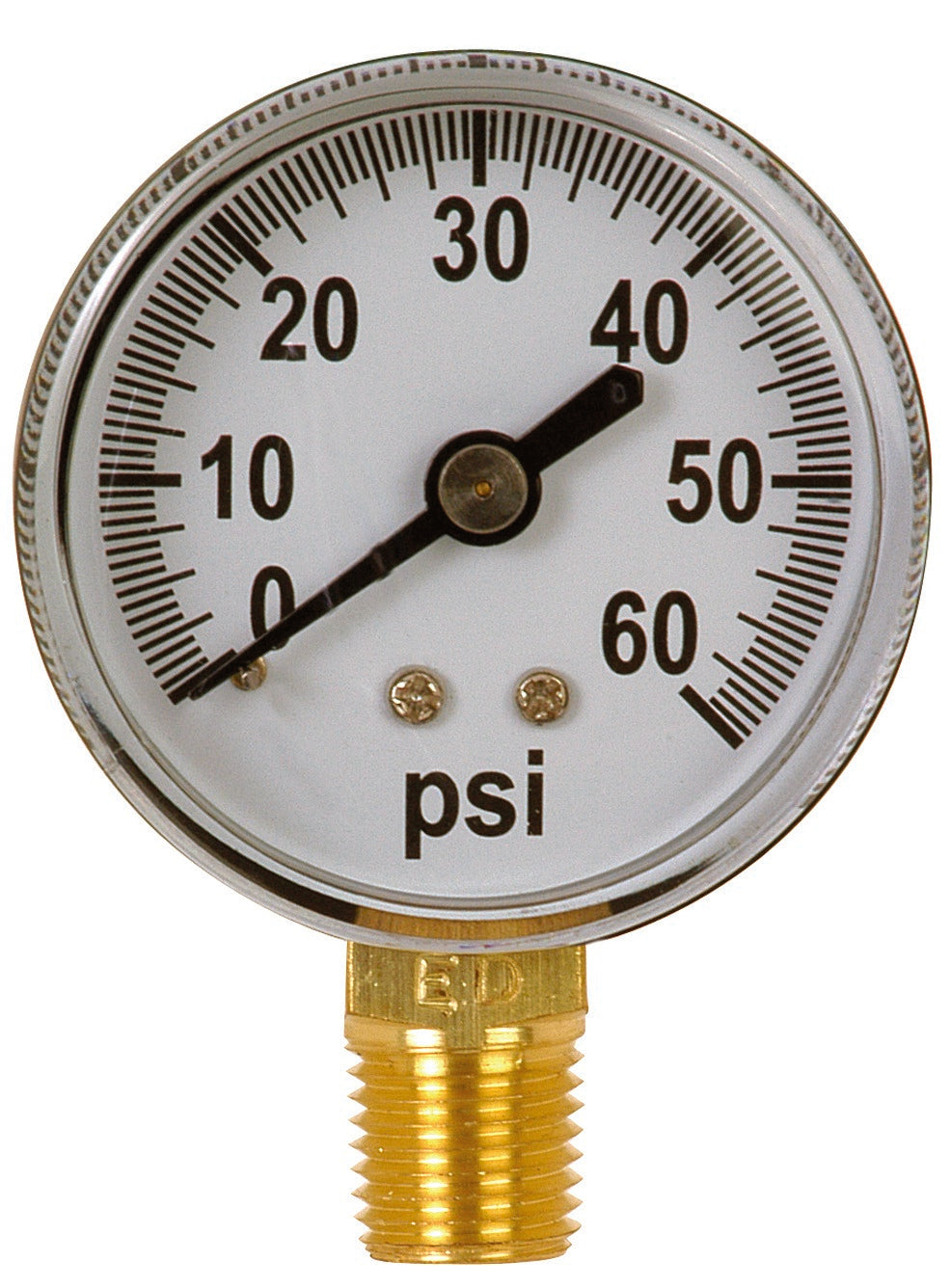 SIOUX CHIEF Sioux Chief 356-60PK1 XX0-60# Pressure Gauge 2 in Dial (1/PK)
