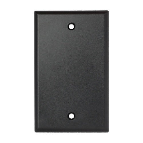 WIREPATH Wirepath PLATE-0-BK Blank Standard Wall Plate Black