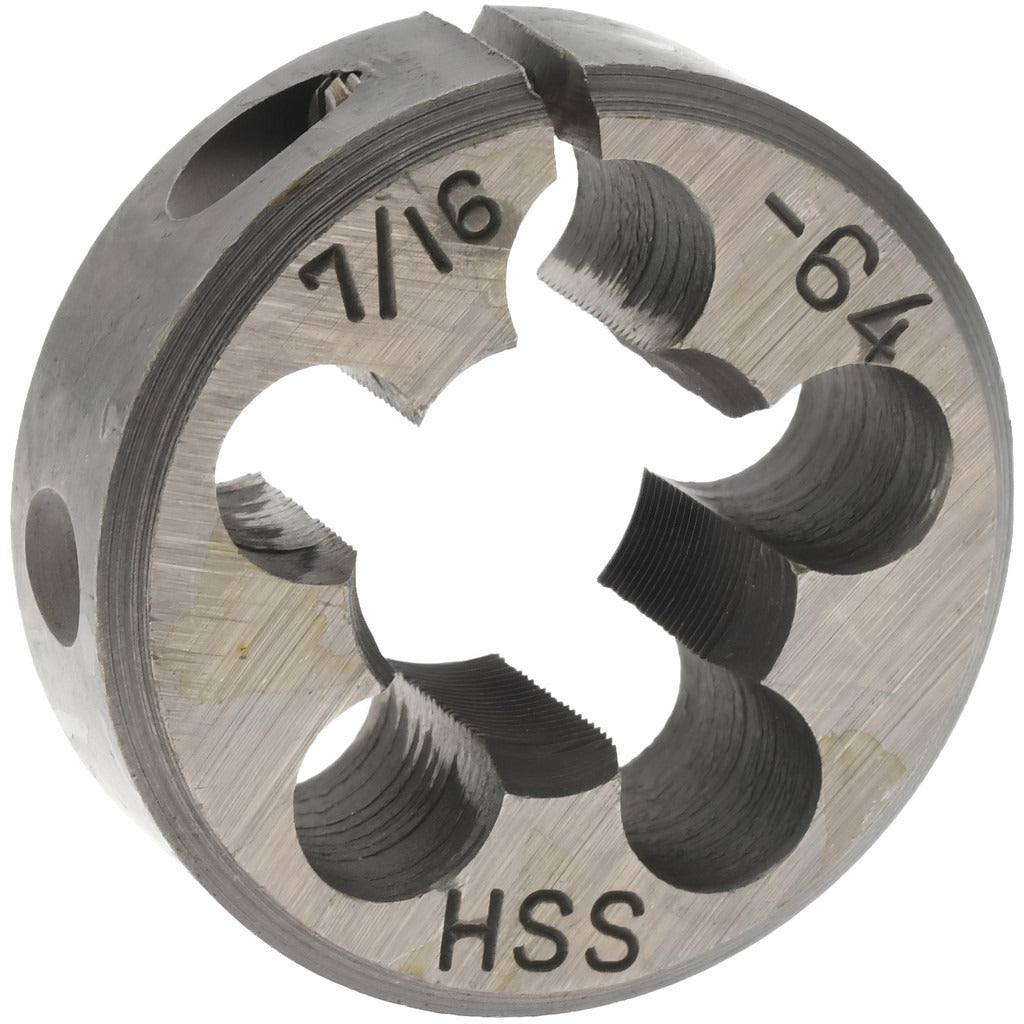 VALUE COLLECTION Value Collection 84035775 Round Die 7/16-64 1in Od Hss
