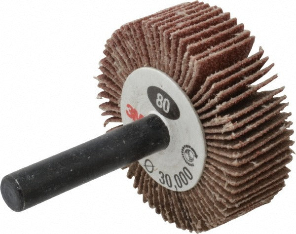 3M 3M 7100171901 Mounted Flap Wheel 80 Grit 1-1/2 in Aluminum Oxide