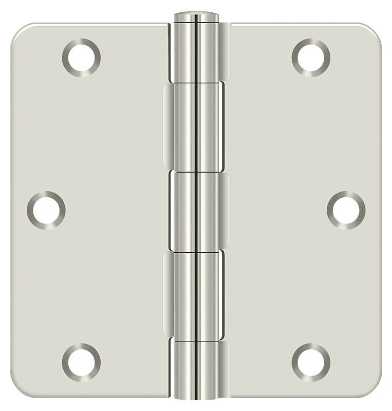 DELTANA Deltana S35R414 Radius Corner Door Hinge Bright Nickel