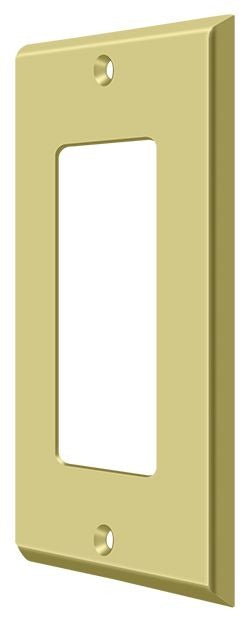 DELTANA Deltana SWP4754U3 Single Rocker Switch Plate Brass