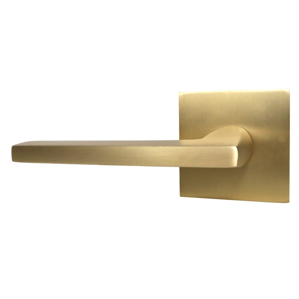 EMTEK Emtek 5110HLOUS4LH.RLS Helios Lever Passage Set Satin Brass