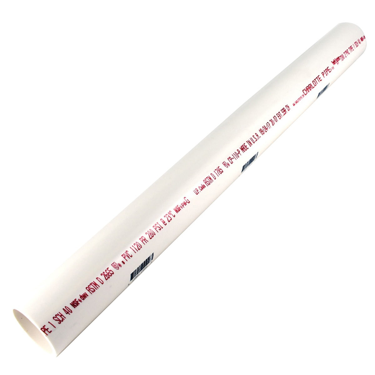 CHARLOTTE PIPE Charlotte Pipe PVC 07200 0200 Cut Pipe 2 in x 2 ft (SCH 40)