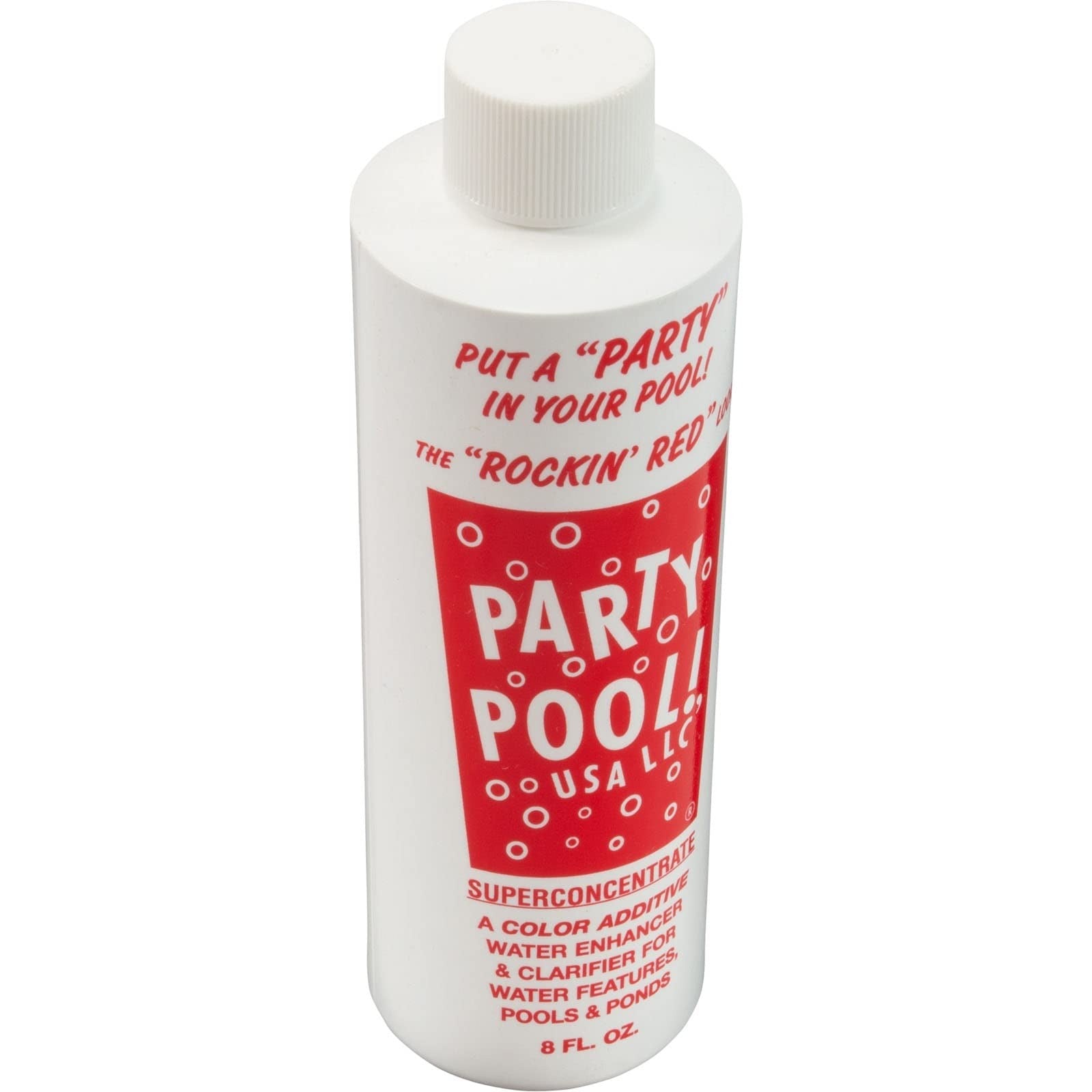PARTY POOL! Party Pool! ROCKINRED Pool Color Additive Red 8 Oz