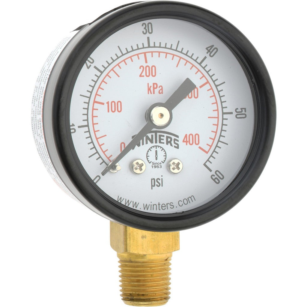 VALUE COLLECTION Value Collection 111CL15060 Pressure Gauge 0-60 Psi Npt