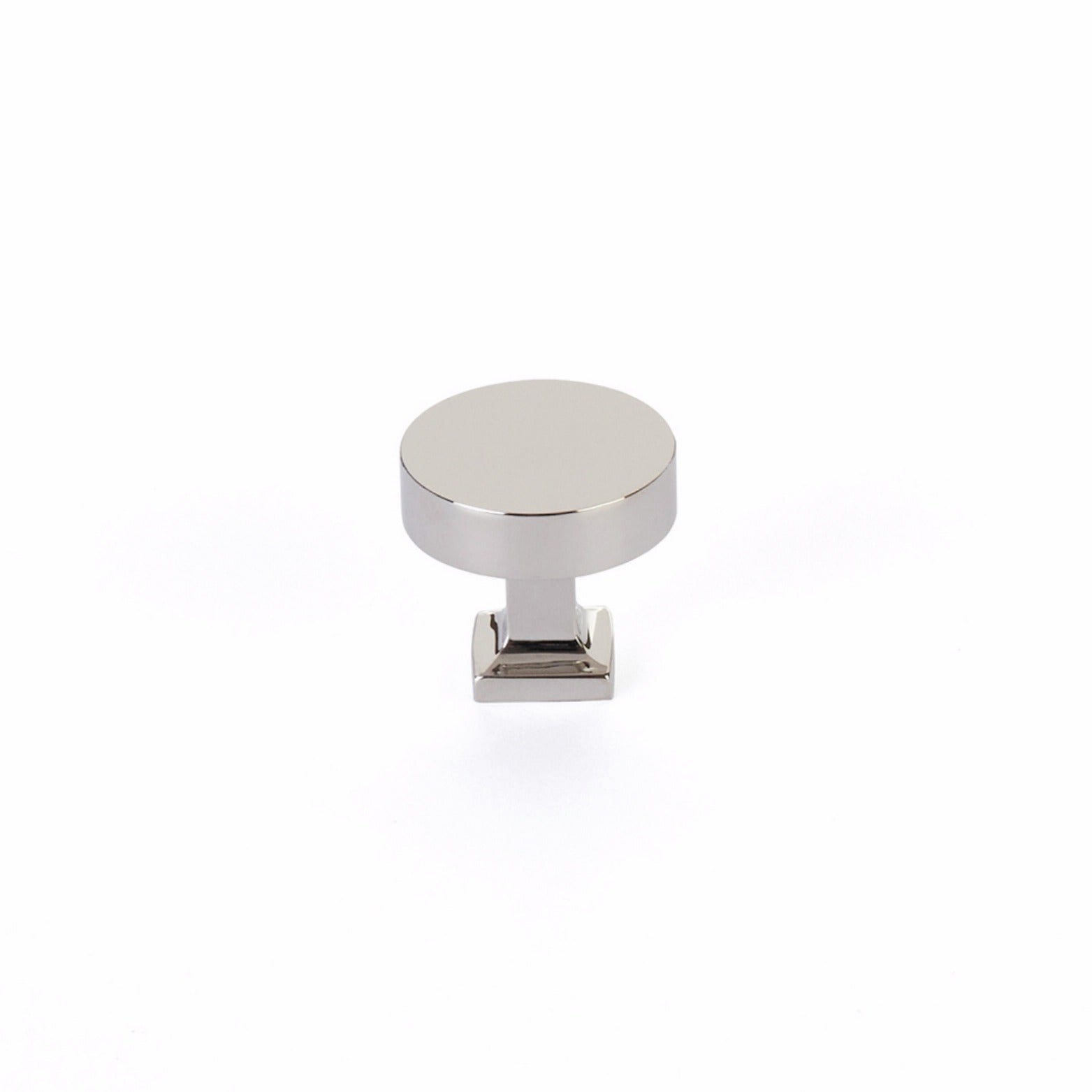 SCHAUB Schaub 469-PN Cabinet Knob Square Base Polished Nickel