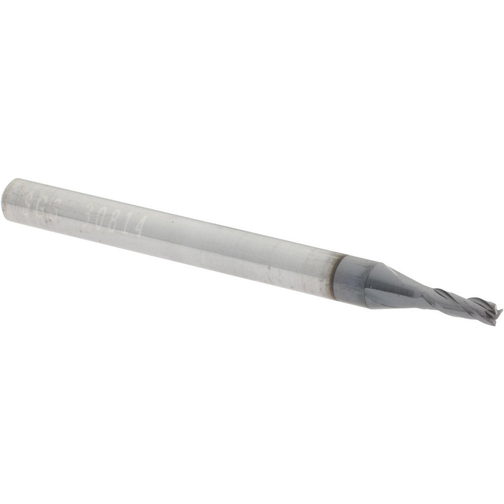 KYOCERA SGS PRECISION TOOLS Sgs 30814 Square End Mill 1/16 in 3 Flute Solid Carbide