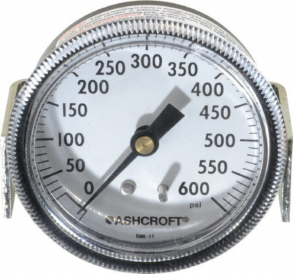 ASHCROFT Ashcroft 662876121076 Pressure Gauge 0-600 Psi 2.5in