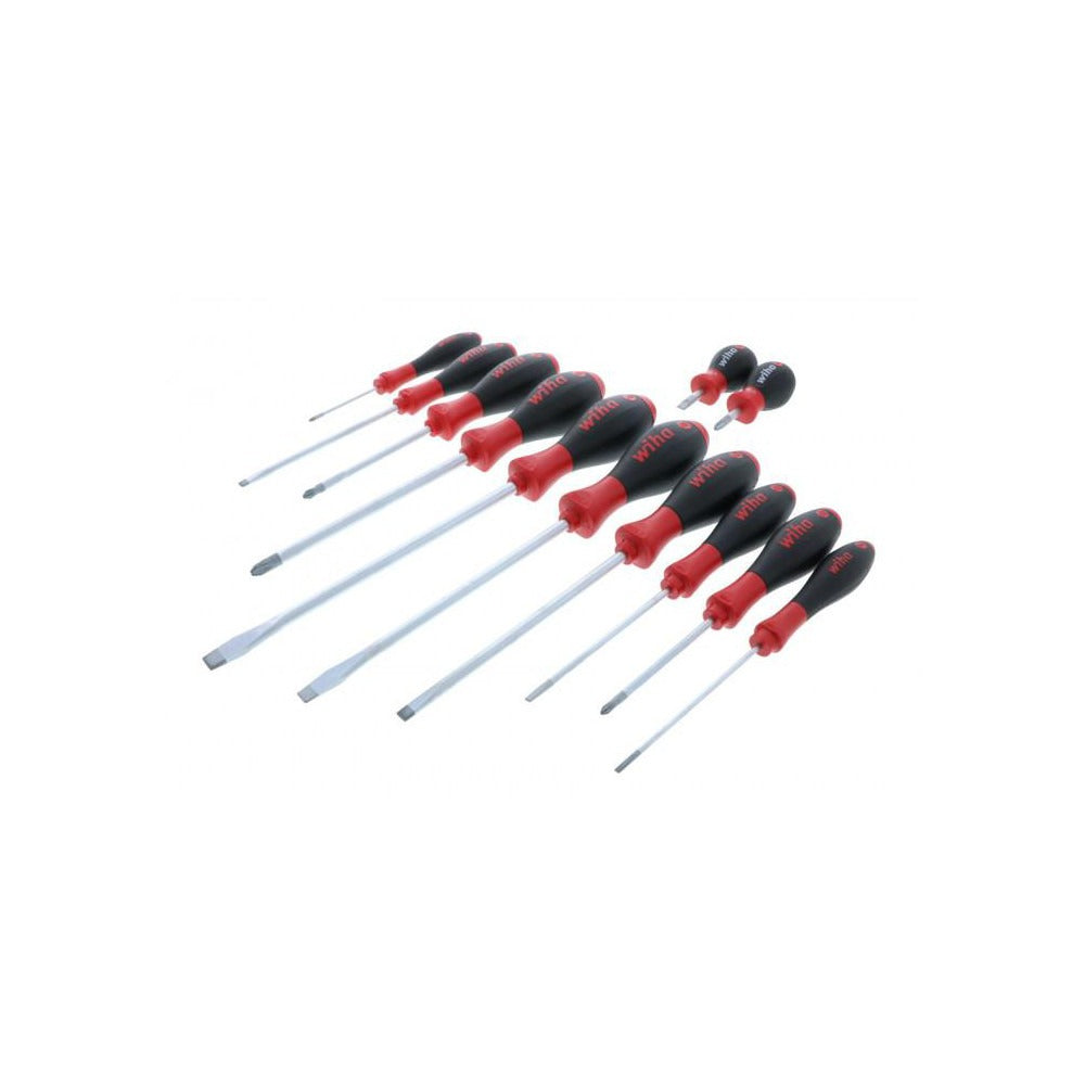 WIHA Wiha 30297 12 Piece Phillips Slotted Stubby Screwdriver Set