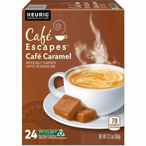 KEURIG Green Mountain GMT6813 Caramel K-cup Coffee Pods 24 Count
