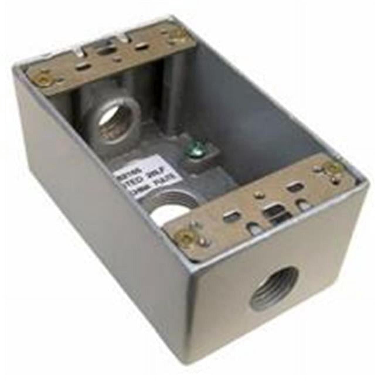 MORRIS PRODUCTS Morris Products 36000 Weatherproof Box (3 x 1/2-Inch Holes)