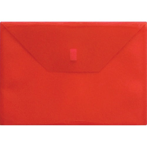 LION Lion LIO22080RD Poly Side-opening Envelope Red 13x9 in