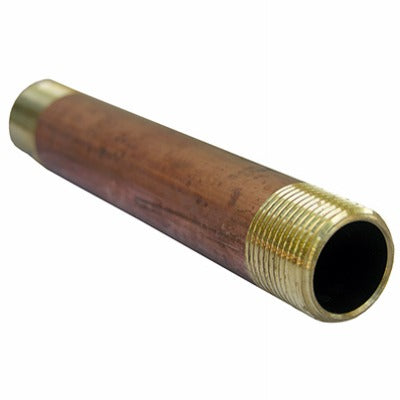 LASCO Larsen Supply 17-9501 Brass Pipe Nipple 3/4 Mpt X 6 Inch