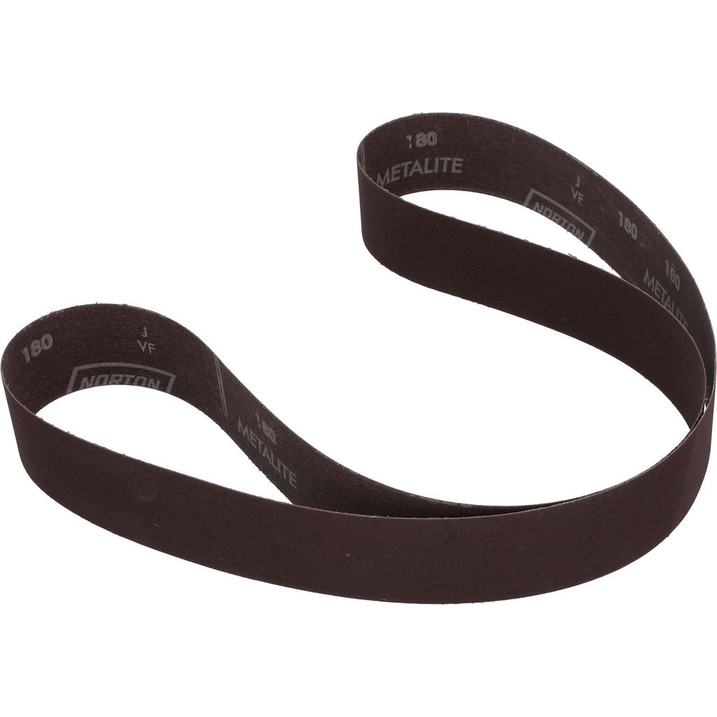 NORTON Norton 78072720441 Abrasive Belt 180 Grit 2x60 Aluminum Oxide