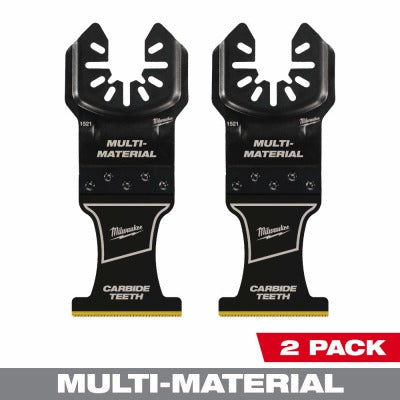 MILWAUKEE Milwaukee 49-25-1522 Carbide Multi-tool Blade 1-3/8 in 2pk
