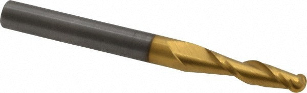 HERTEL Hertel E6249010 Ball End Mill 0.1563 in 2 Flute Carbide Tin