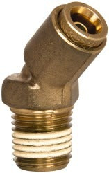 NORGREN Norgren 95460010M 45 Male Elbow 1/4 Inch Od Npt Brass Fitting