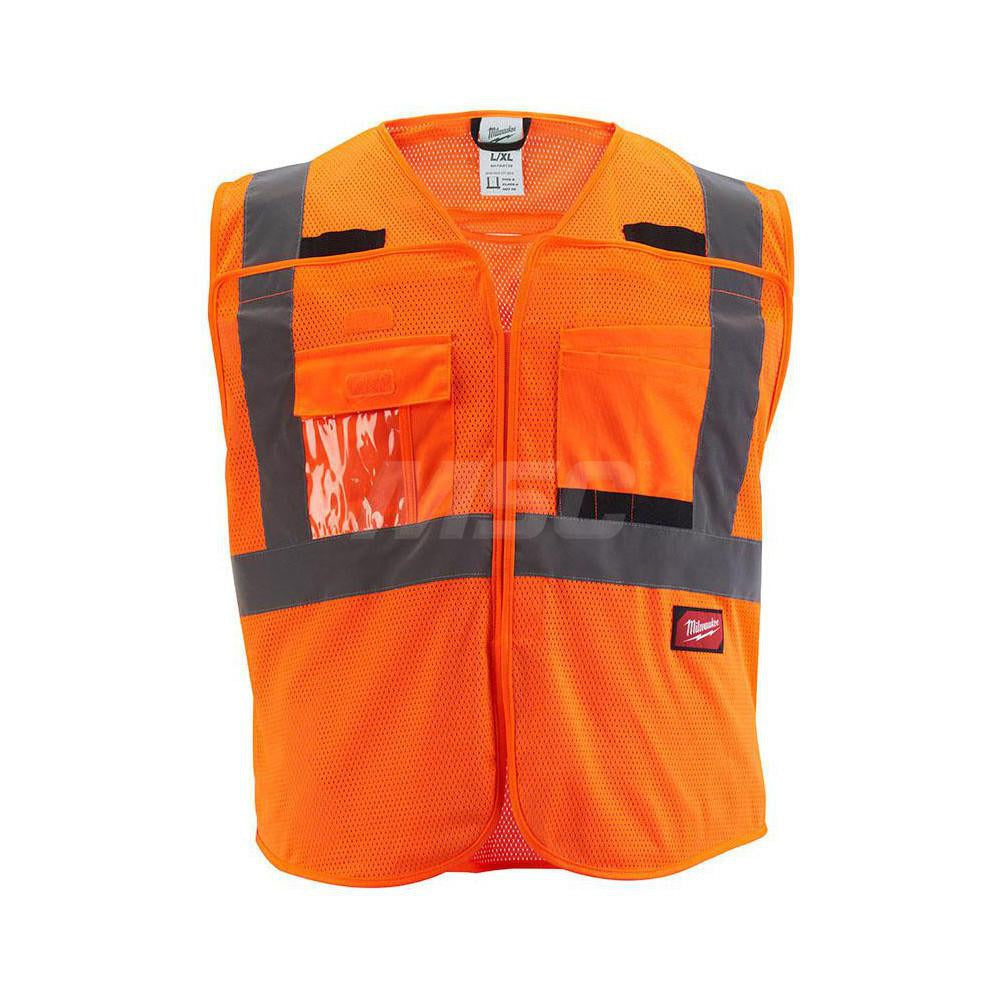 MILWAUKEE Milwaukee Tool 48-73-5128 Hi-vis Safety Vest 4X 5x-large