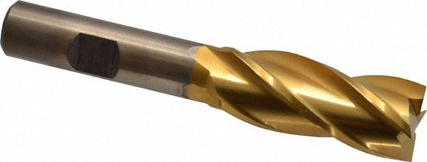 CLEVELAND CONTROLS Cleveland C33213 Square End Mill 11/16 in 4 Flute Hss Tin