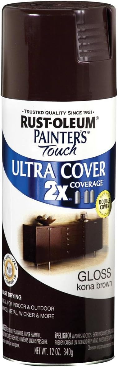 RUST-OLEUM Rust-Oleum 249102 Painter's Touch 2X Ultra Cover Spray Paint 12 oz Can Any-Angle