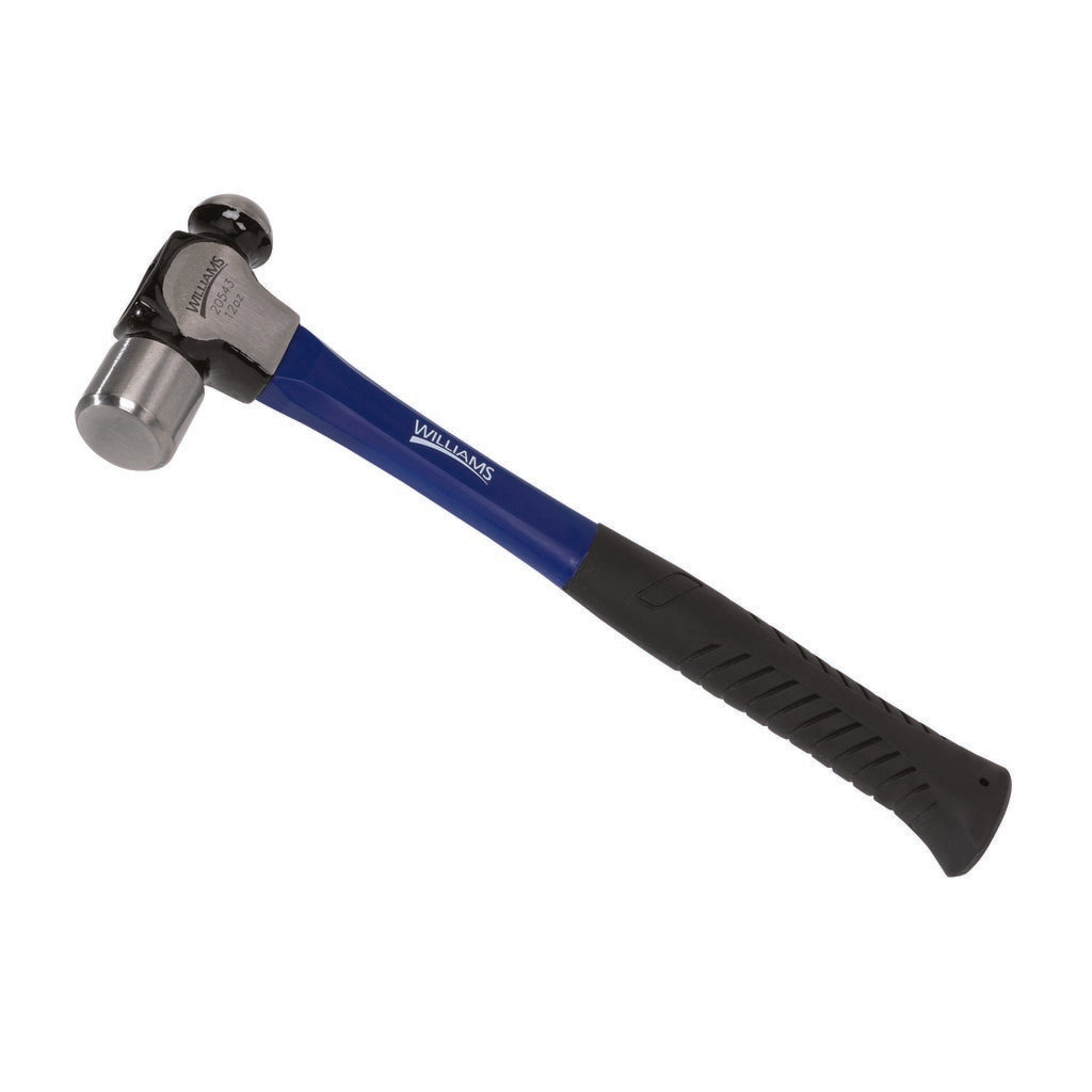 WILLIAMS COMFORT PRODUCTS Williams JHW20542 Ball Pein Hammer 8 Oz Fiberglass Handle
