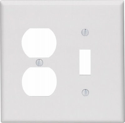 LEVITON Leviton Mfg Co 003-80505-00W Combo Wall Plate 25 Pack