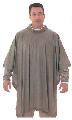 TINGLEY Tingley Rubber P68808 Pvc Rain Poncho One Size Olive