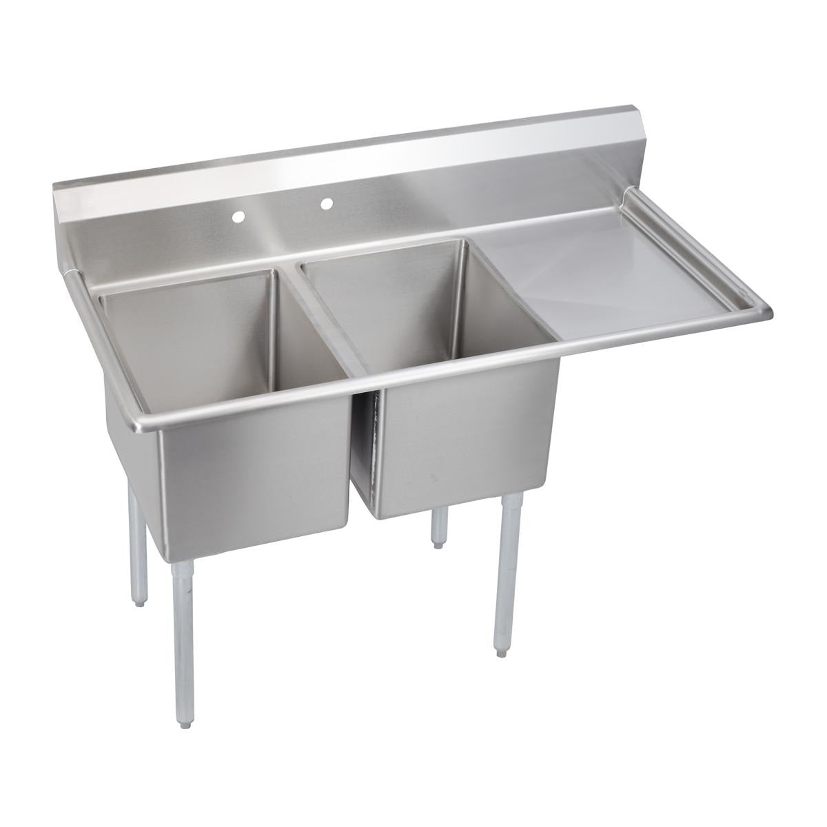 ELKAY Elkay E2C16X20-R-18X Two Compartment Sink