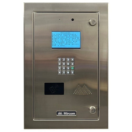 MIRCOM Mircom Technologies TX3-2000-8CR-C Flush Mount Voice Entry
